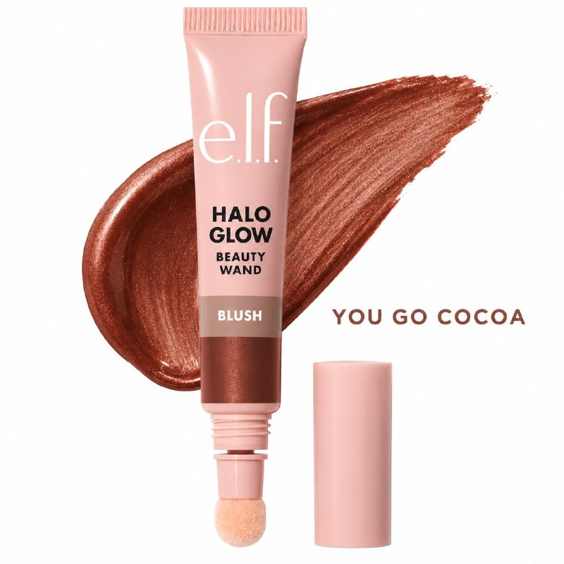 RUBOR LIQUIDO CON APLICADOR DE ESPONJA TONO YOU GO COCOA ELF 10ML