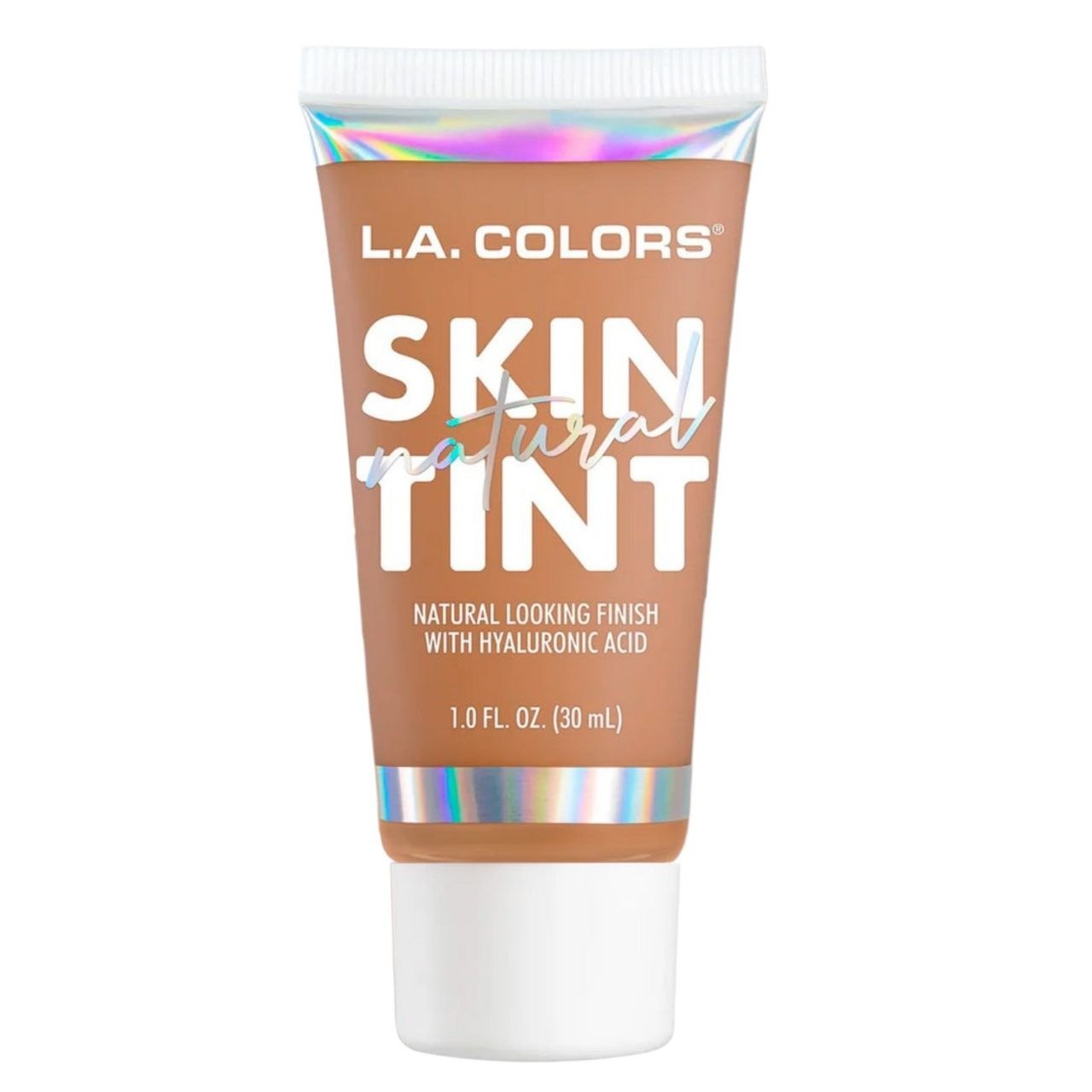 BASE MAQUILLAJE LIQUIDA NATURAL SKIN TINT TONO CLM421 TOFFEE L.A. COLORS 30ML