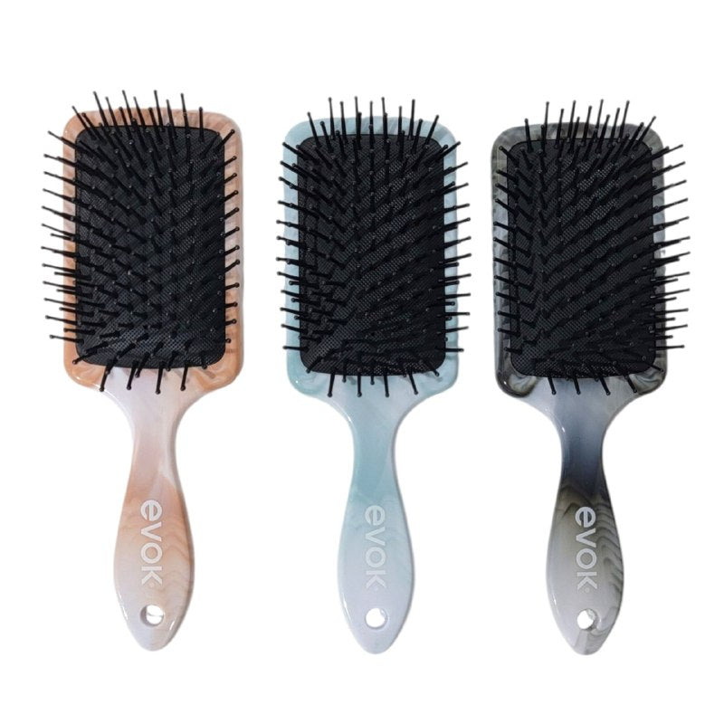 CEPILLO PEINE PARA EL CABELLO DESENREDANTE SUAVE 3 ESTILOS EVOK