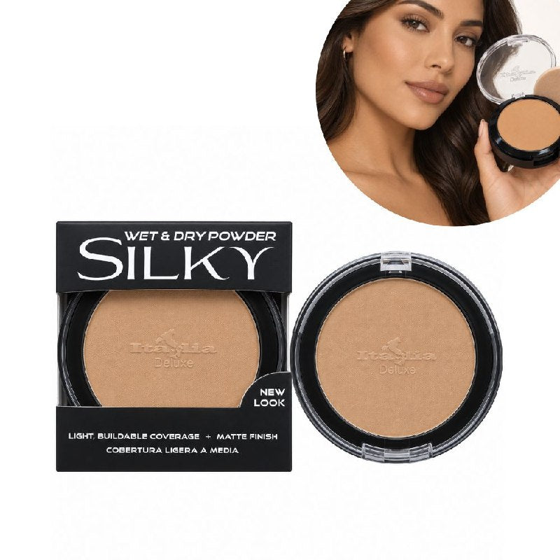 POLVO COMPACTO MATIFICANTE CON PROTECCION SOLAR TONO NATURAL TAN 09 ITALIA DELUXE 8G