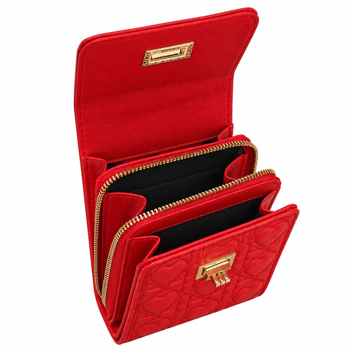 CARTERA PARA CELULAR Y ACCESORIOS CON CORREA AJUSTABLE SOFIAZUL 18X10CM