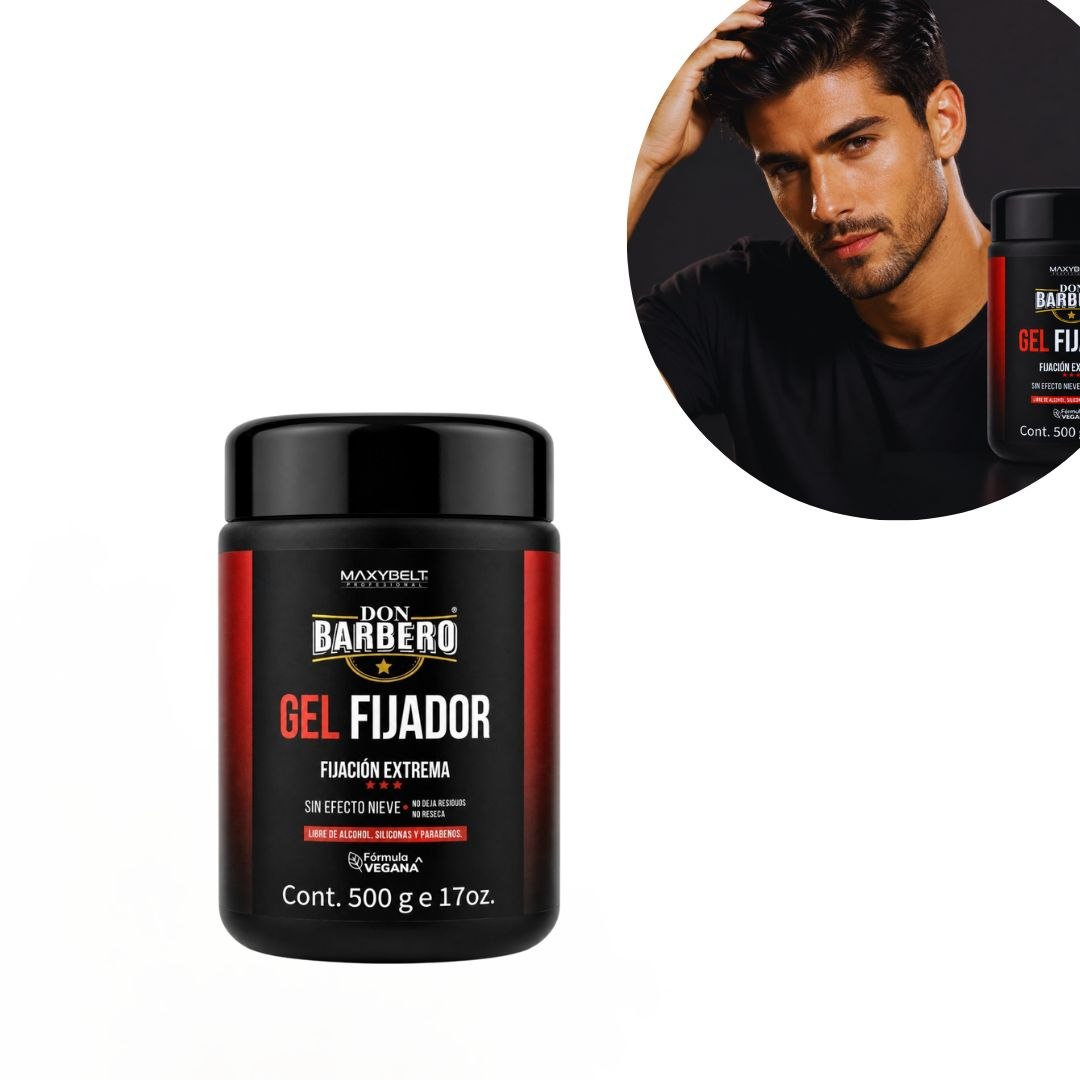 GEL FIJACIÓN EXTREMA MAXYBELT DON BARBERO 500G 1 UND