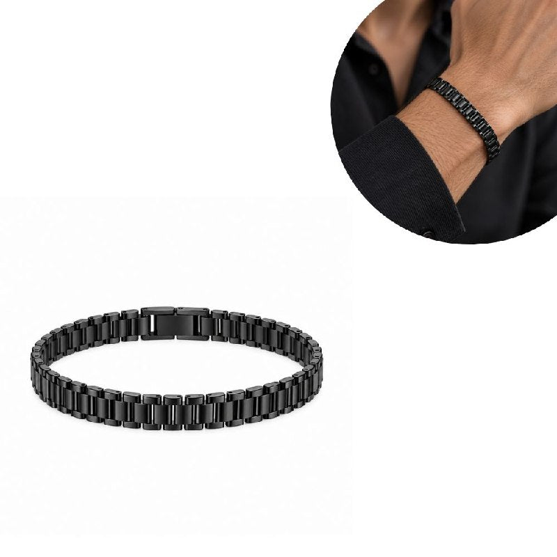 PULSERA DE ENCHAPE PARA CABALLERO 22CM