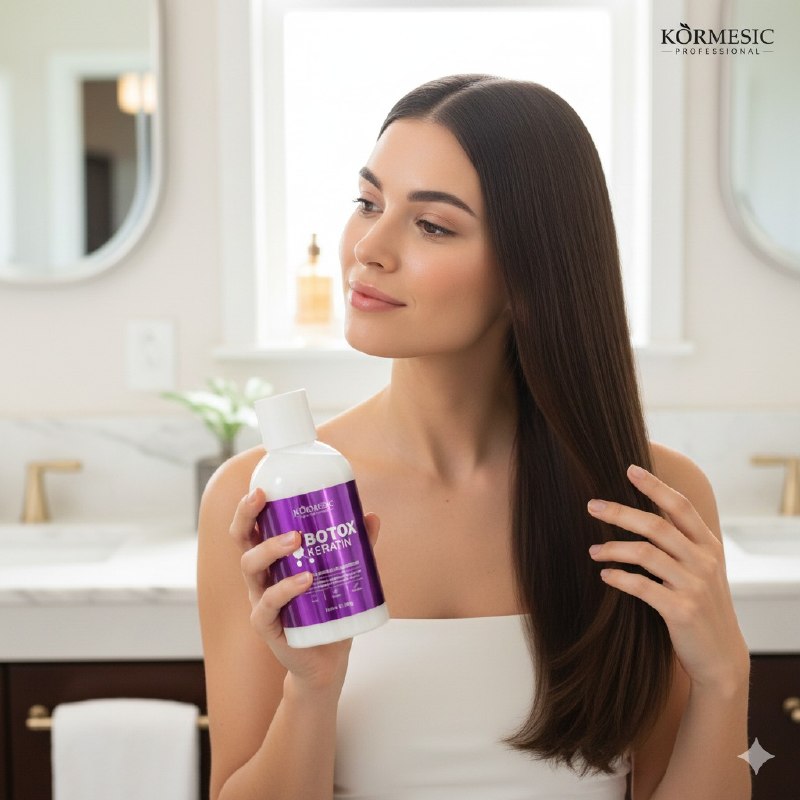 ACONDICIONADOR REPARADOR SIN ENJUAGUE DE QUERATINA Y BOTOX MEJORA PUNTAS SECAS Y ABIERTAS Y REPARA EL DAÑO KORMESIC 280G