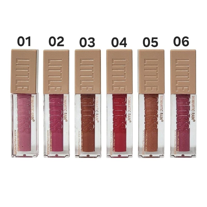 BRILLO LABIAL HIDRATANTE DE ACIDO HIALURONICO ROMANTIC RAIN 5ML DUPE DE MAYBELLINE