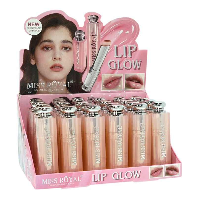 BRILLO LABIAL BALSAMO REAVIVADOR DE COLOR MISS ROYAL 30G (DUPE DE CHRISTIAN DIOR)