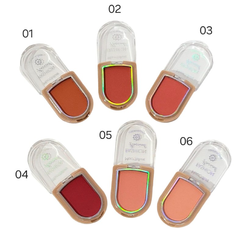 BLUSH FACUAL MOC ALLURE 3G, 6 TONOS