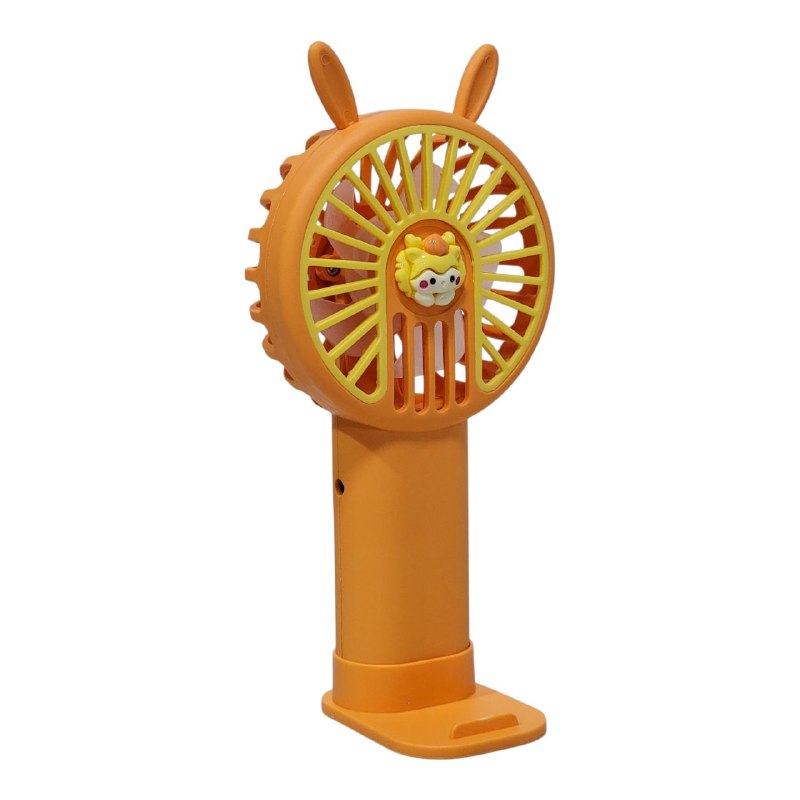 VENTILADOR DE MANO O MESA RECARGABLE CON SOPORTE PARA CELULAR LINGPAN