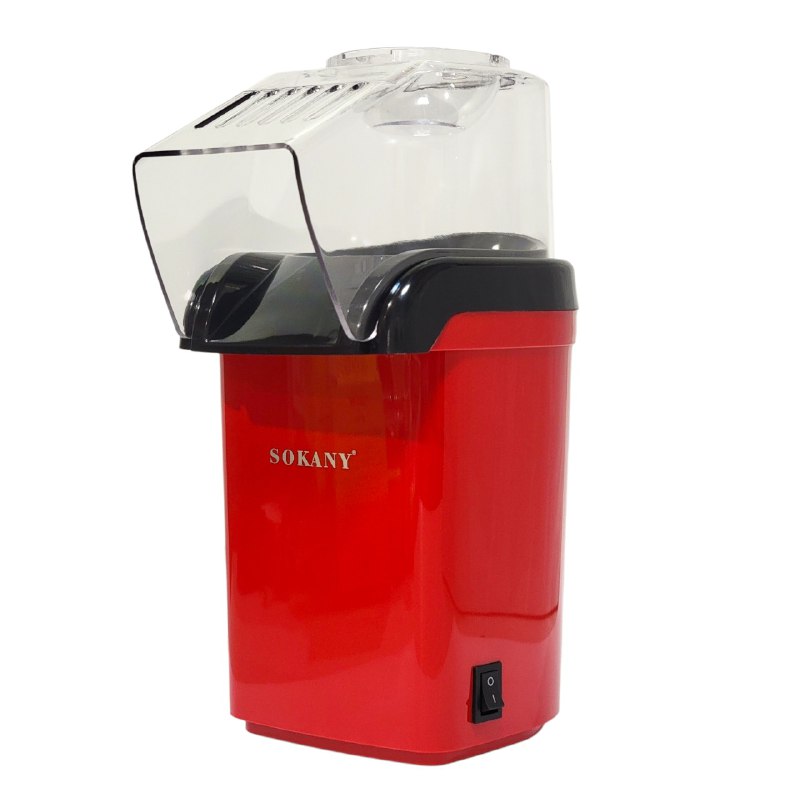 MAQUINA PARA HACER PALOMITAS DE ACERO INOXIDABLE FACIL DE USAR 18X28CM SOKANY SK-299