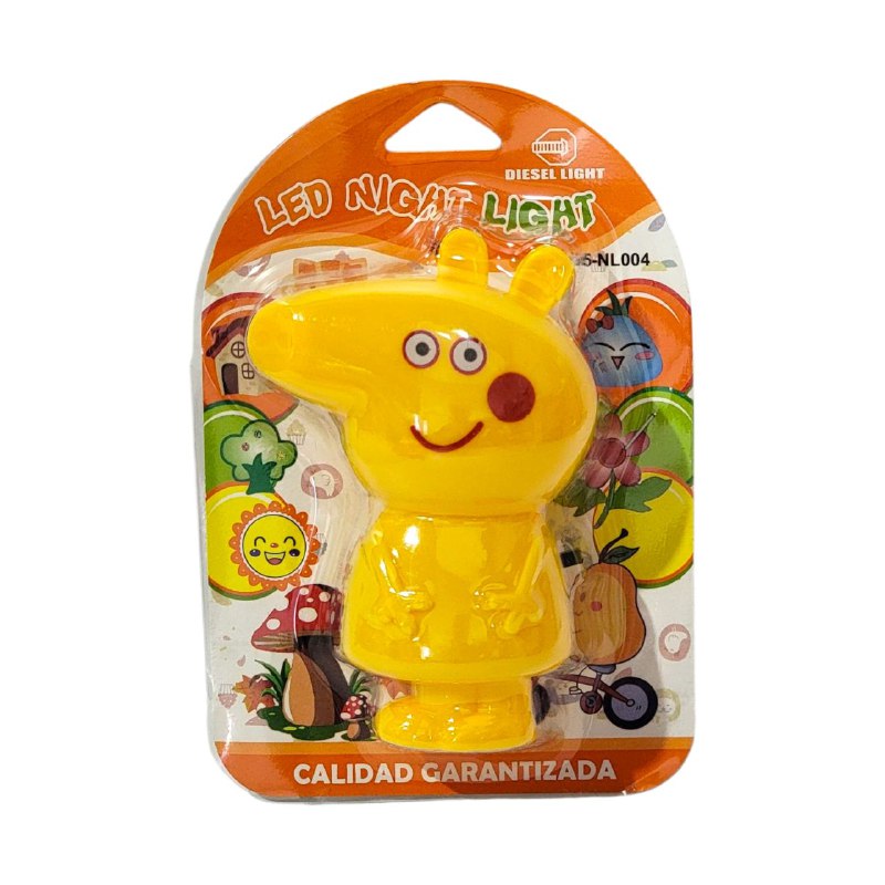 LAMPARA DECORATIVA DE NOCHE DE PEPPA PIG, ILUMINACION DE DORMITORIO PARA MIEDO A LA OSCURIDAD EN NIÑOS 3 COLORES NIGHT LIGHT