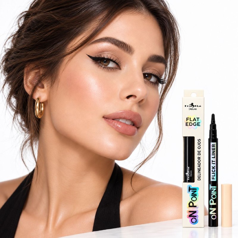 DELINEADOR DE OJOS ULTRA FINA E IMPERMEABLE DE ALTA PRECISION TONO NEGRO ITALIA DELUXE 0.07G