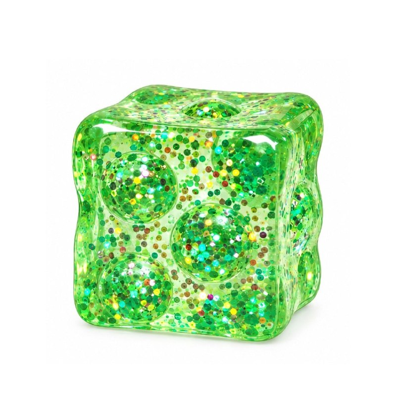 JUGUETE CUBO SENSORIAL ANTIESTRES FLEXIBLE DE GEL PARA NIÑOS 6X6CM