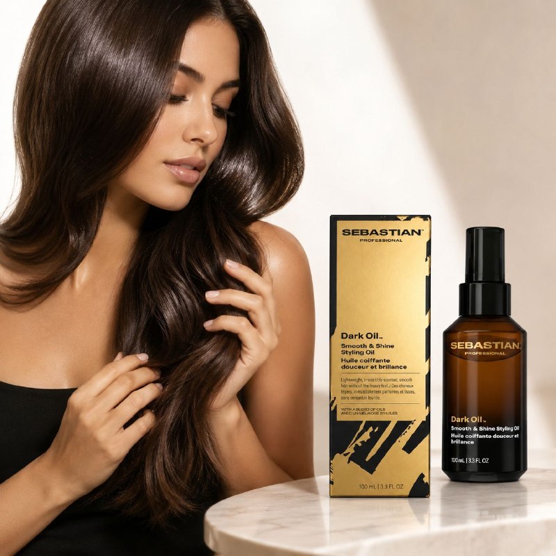 ACEITE PARA EL CABELLO NUTRITIVO Y SUAVIZANTE DE ARGAN SEBASTIAN PROFESSIONAL 100ML