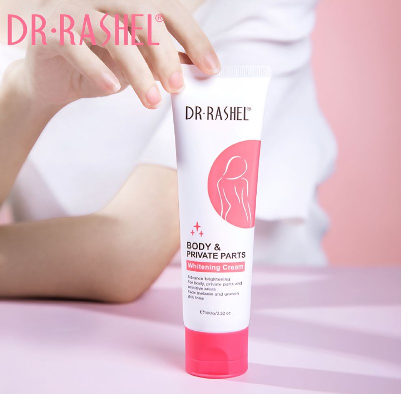 CREMA CORPORAL BLANQUEADORA DEL CUERPO Y ZONA INTIMA CON NIACINAMIDA Y ACIDO HIALURONICO DR RASHEL 100G