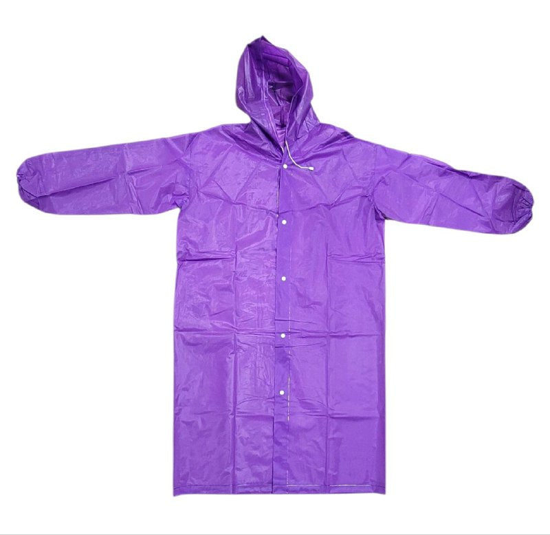 CAPOTE FORRO PARA LLUVIA IMPERMEABLE PARA ADULTOS, LIGERO Y FACIL DE LLEVAR, 5 COLORES EVA LIGHTWEIGHT RAINCOAT
