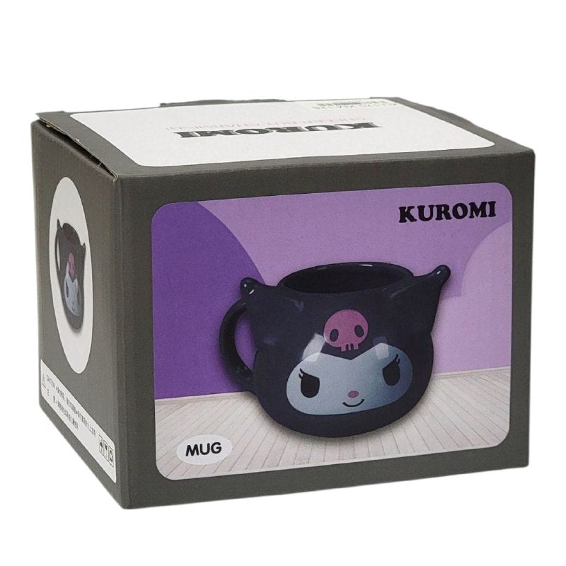 TAZA DE CERAMICA, RESISTENTE AL CALOR, MANGO CREATIVO DISEÑO KUROMI