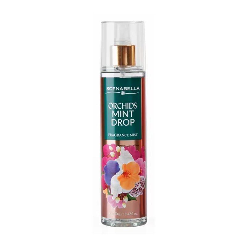 SPLASH SCENABELLA ORCHIDS MINT DROP 250ML (M) (AROMA SIMILAR BATH & BODY WORKS MOROCCO ORCHID & PINK AMBER 236ML)