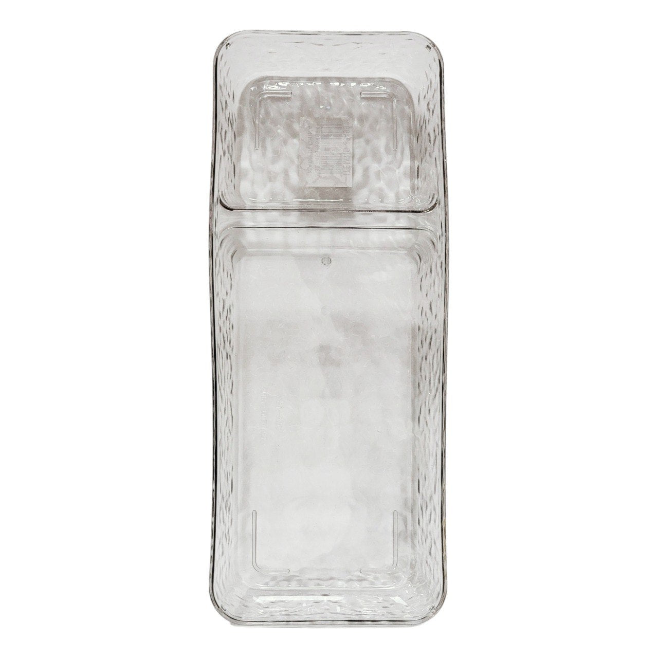 ORGANIZADOR RECIPIENTE DE ALMACENAMIENTO TELESCÓPICA DE TEXTURA DE CRISTAL 13X31   CON 2 SECCIONES