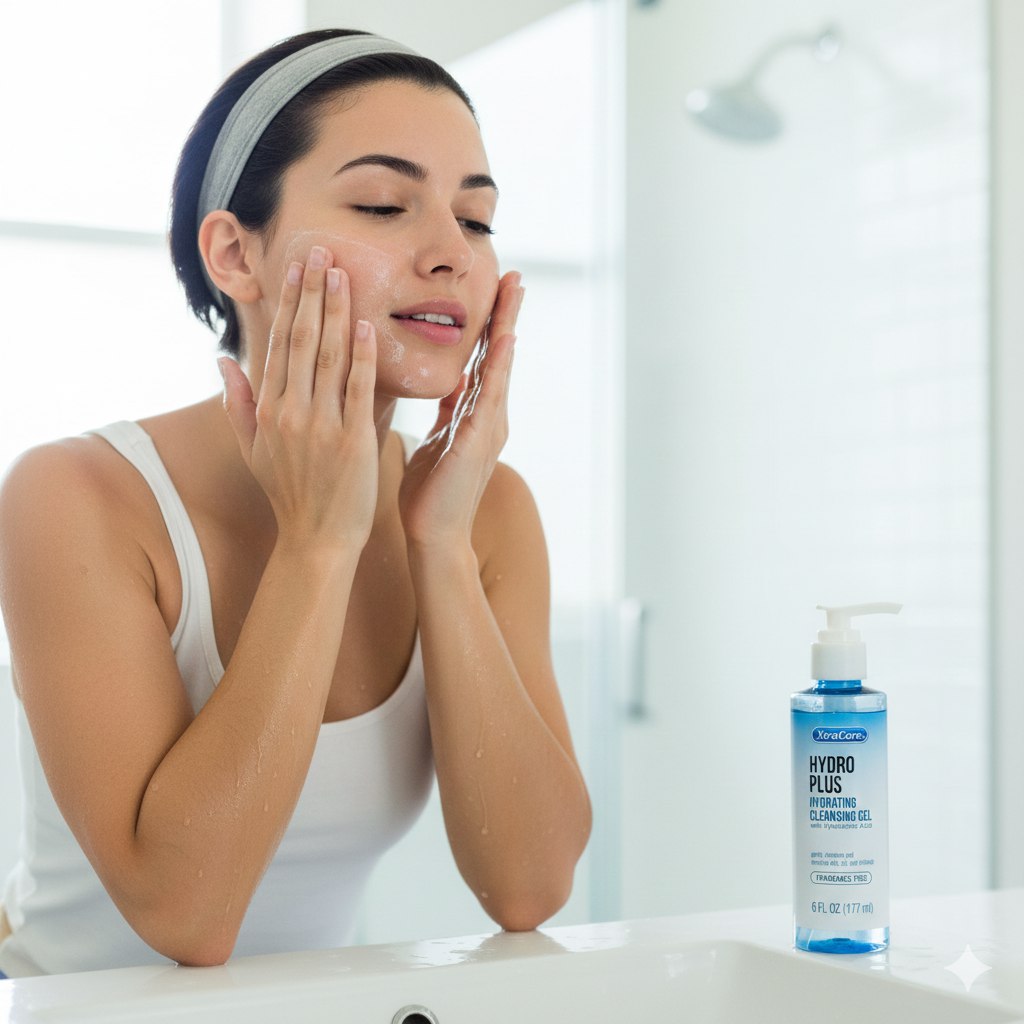 GEL DE LIMPIEZA FACIAL HIDRATANTE CON ÁCIDO HIALURÓNICO XTRACARE 177ML