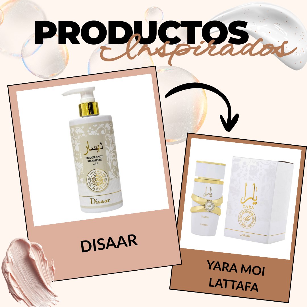 SHAMPOO HIDRATANTE CON FRAGANCIA AROMA SIMILAR A YARA MOI DISAAR 300ML