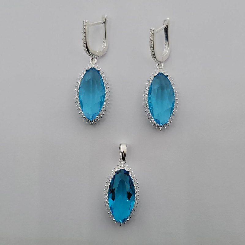 PSET2871 FORMA PIEDRA AZUL