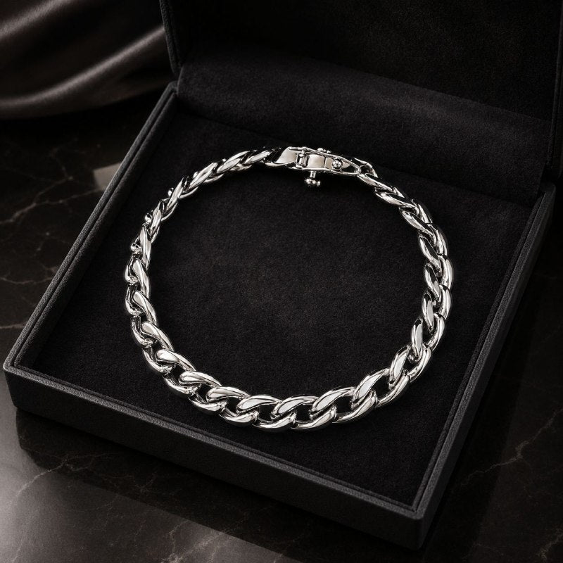 PULSERA DE ENCHAPE PARA CABALLERO 24CM