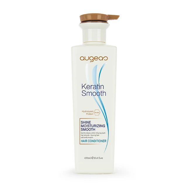 ACONDICIONADOR PARA EL CABELLO DAÑADO AUGEAS KERATIN SMOOTH 450ML