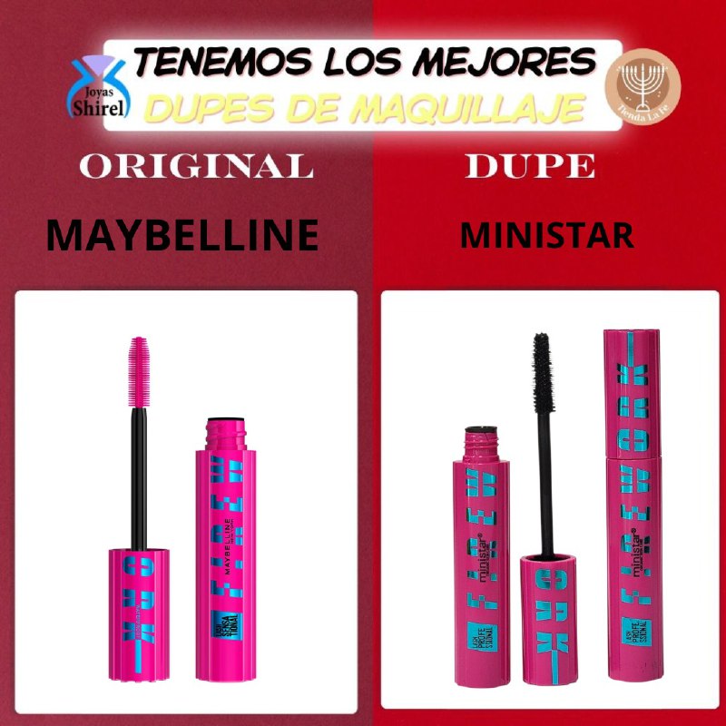 RIMEL PROFESIONAL APRUEBA DE AGUA Y LARGA DURACION MINISTAR 12ML (DUPE DE MAYBELLINE)