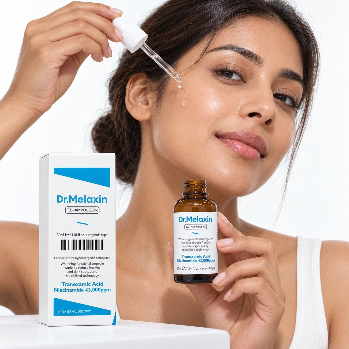 AMPOLLA FACIAL DESPIGMENTANTE TX AMPOULE RX DR.MELAXIN 30ML