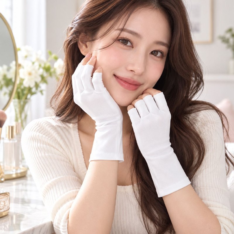 GUANTES DE PROTECCION UV UPF50 PARA MANICURA PROTEGEN DE LA RADIACION UV DE LAS LAMPARAS DE UÑAS