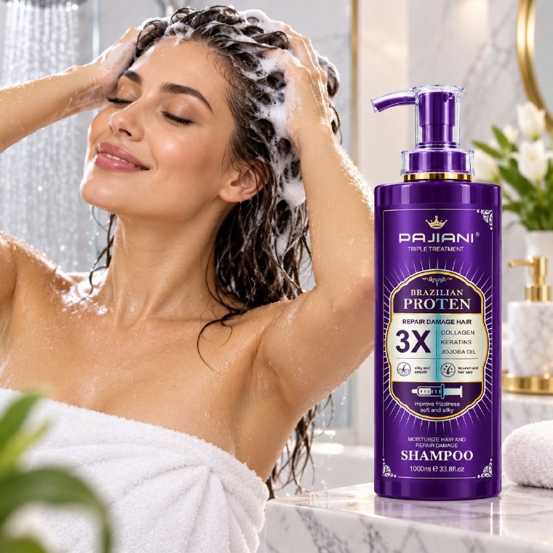 SHAMPOO DE PROTEINA BRASILEÑA NUTRITIVO Y REPARADOR PAJIANI 1000ML