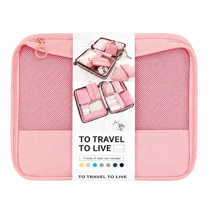 SET DE ORGANIZADORES DE VIAJE TABU 7 PZAS