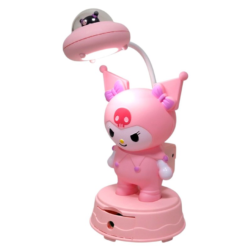LAMPARA DE MESA RECARGABLE KUROMI CON SACAPUNTAS TABLE LAMP 3 COLORES