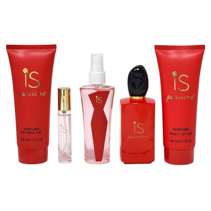 SET PERFUME ECONÓMICO ESTUCHE PARA DAMA iS