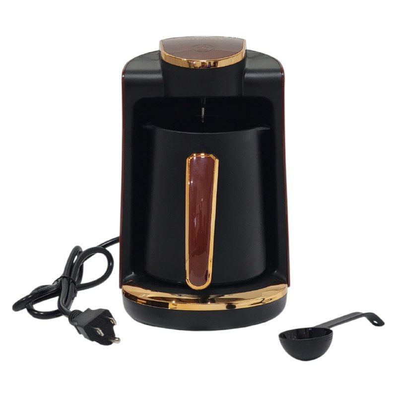 MAQUINA CAFETERA ELECTRICA ELEGANTE COLOR NEGRO CAPACIDAD DE 250ML SOKANY SK-09048