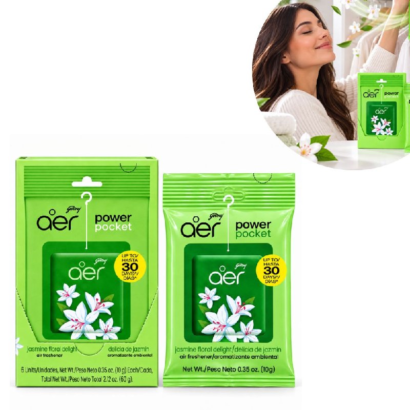 AROMATIZANTE AMBIENTAL CONTINUO CON AROMA FLORAL JAZMIN AER 10G