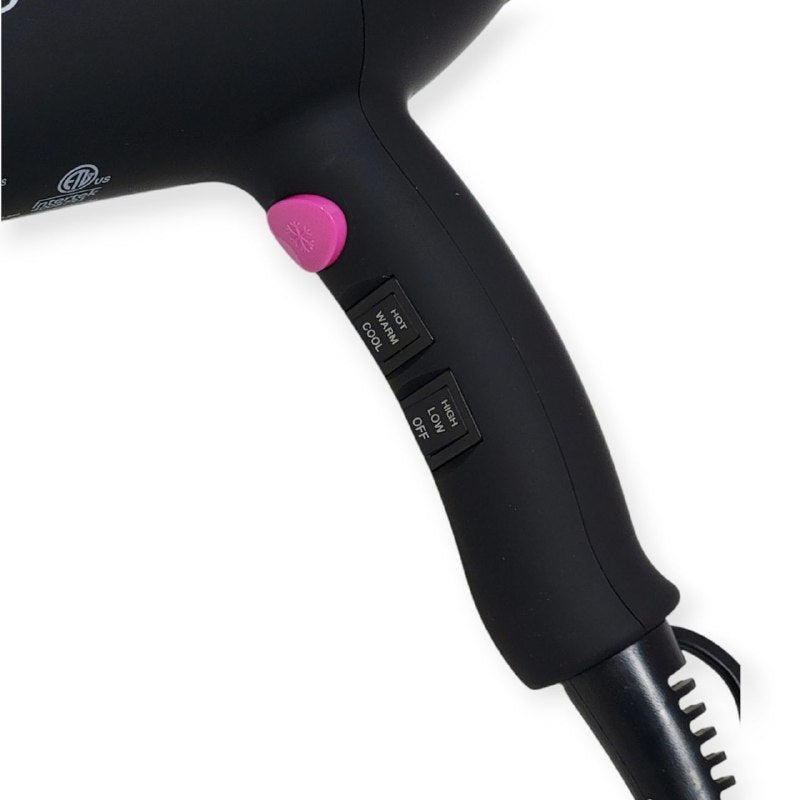 SECADORA DE CABELLO RAPIDO E IMPECABLE, 1875W, LARGA VIDA UTIL, MOTOR ALTA POTENCIA, ACABADO CON MENOS FRIZZ, REVLON