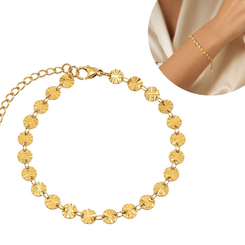 PULSERA DE ENCHAPE PARA DAMA 28.7CM