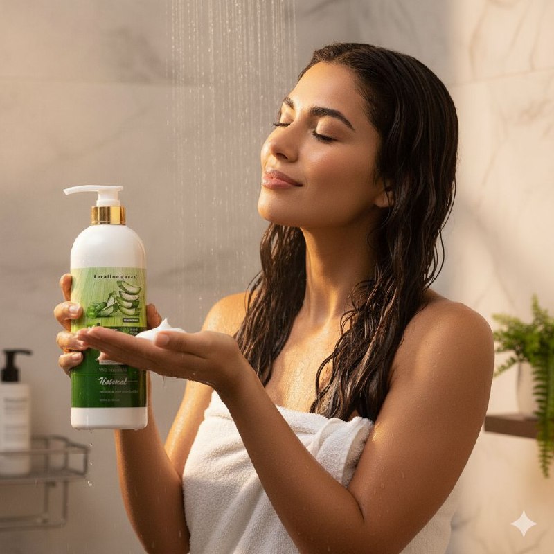 ACONDICIONADOR DE ALOE VERA CON COLAGENO Y QUERATINA NUTRE E HIDRATA KERATINE QUEEN 800ML
