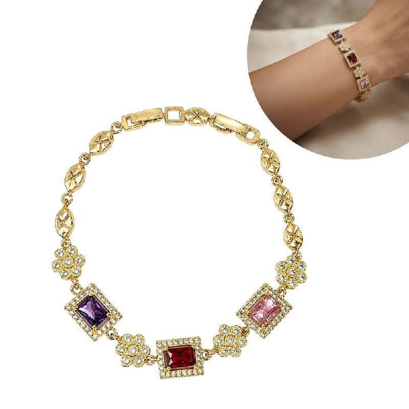 PULSERA DE ENCHAPE PARA DAMA 11CM