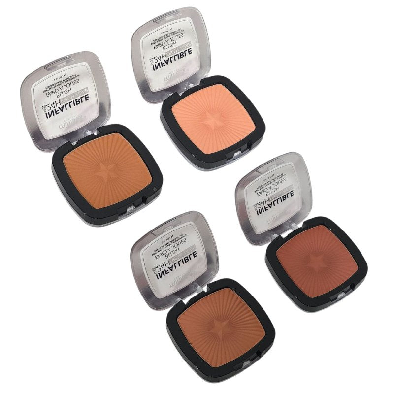 BLUSH EN POLVO INFALIBLE DE LARGA DURACION 8G DUPE DE LOREAL, RUBORT ROSA DE TEXTURA LIGERA Y FINA CON COBERTURA MODULABLE Y COLOR INTENSO MINISTAR