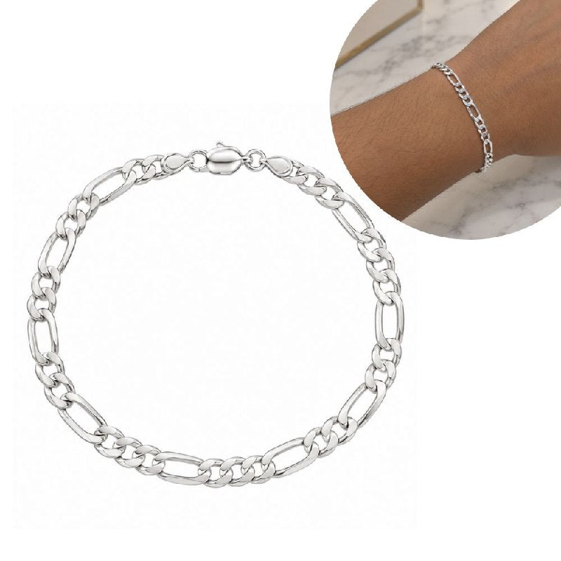 PULSERA DE PLATA 9.25 PARA HOMBRE MEDIDA 21CM PESO 3.8G
