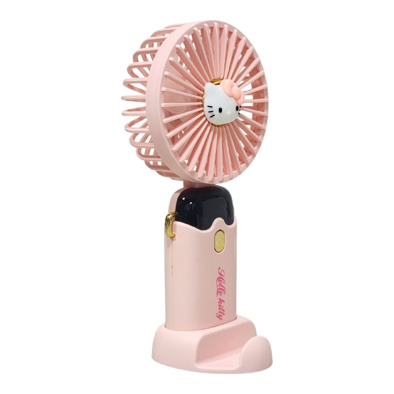 VENTILADOR DE MANO O MESA RECARGABLE CON SOPORTE PARA CELULAR 4 ESTILOS