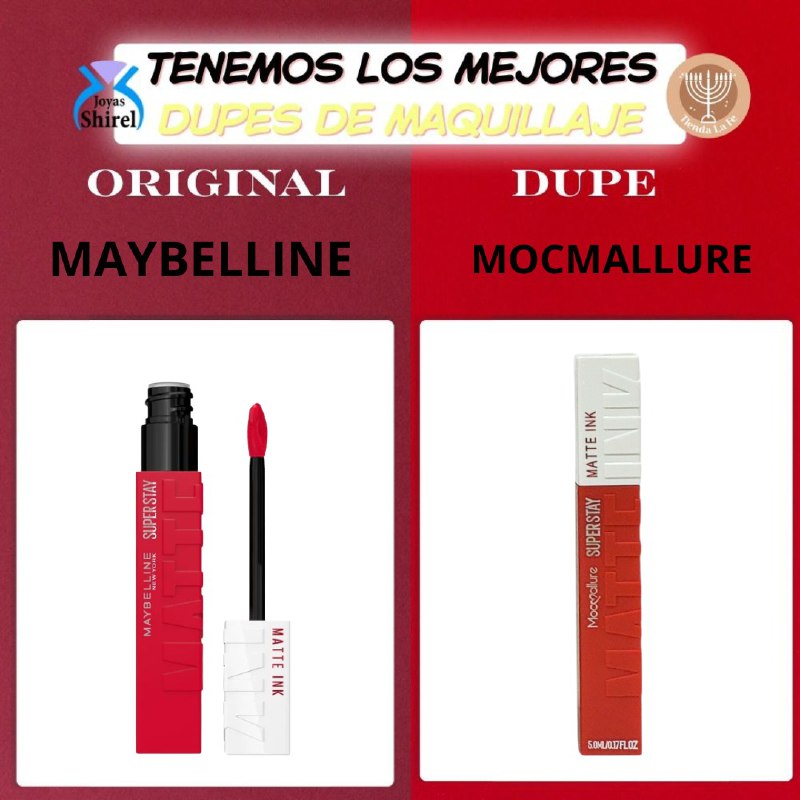 SET DE BRILLO LABIAL COLOR SENSACIONAL DURADERO Y HERMOSO 12PCS MOCALLURE (DUPE DE MAYBELLINE)