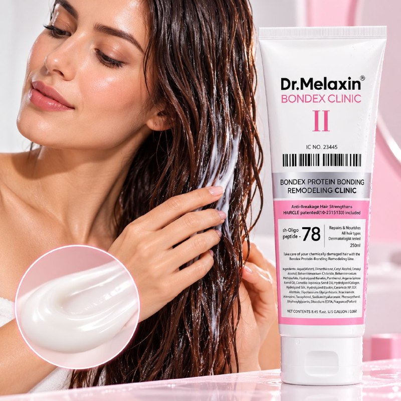 TRATAMIENTO CAPILAR REPARADOR Y RECONSTRUCTOR BONDEX CLINIC II DR.MELAXIN 250ML