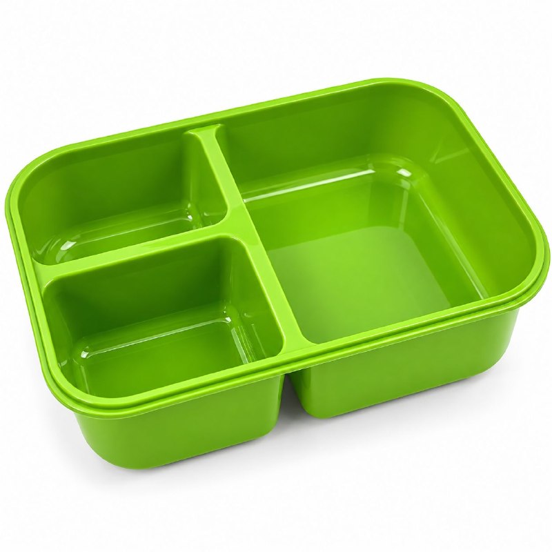 RECIPIENTE PANA PARA ALIMENTOS HERMETICA DE 3 COMPARTIMIENTOS CON CUBIERTOS PARA NIÑOS(AS) FRESH GUARD 1400ML
