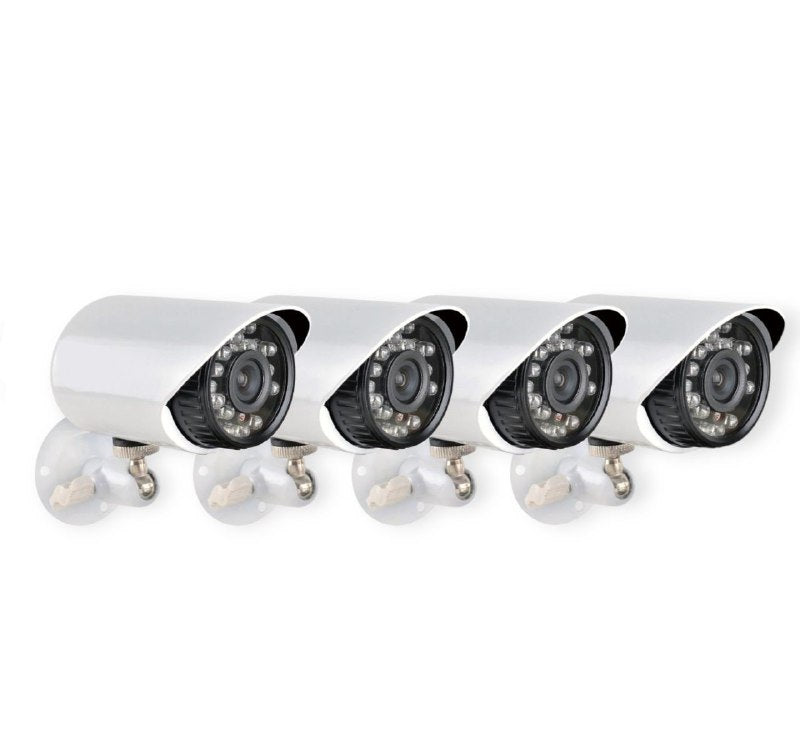 KIT DE CAMARAS DE SEGURIDAD DE 4 CANALES HD, SISTEMA DE GRABACION DE 24H CON VISUALIZACION POR INTERNET Y TELEFONO, DETECCION MOVIMIENTO, DISCO DURO HDD 1TB AHD