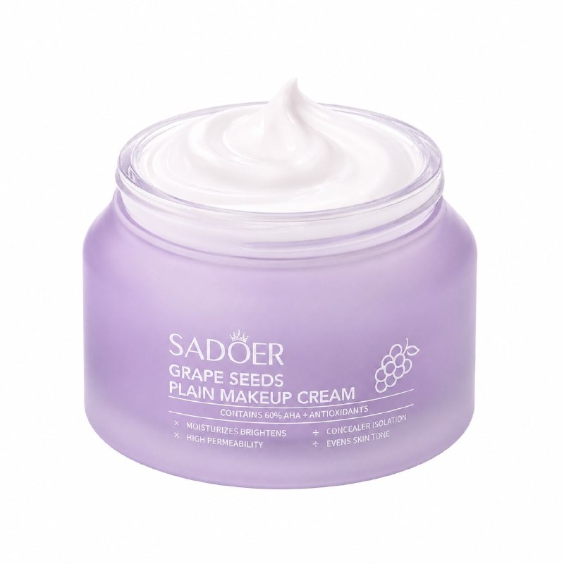 CREMA DE MAQUILLAJE LIGERA DE SEMILLAS DE UVA SADOER 50G