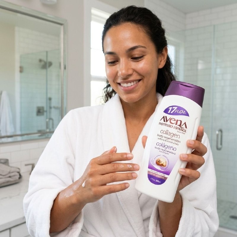CREMA CORPORAL REGENERADORA Y HUMECTANTE DE COLÁGENO AVENA INSTITUTO ESPAÑOL 500ML