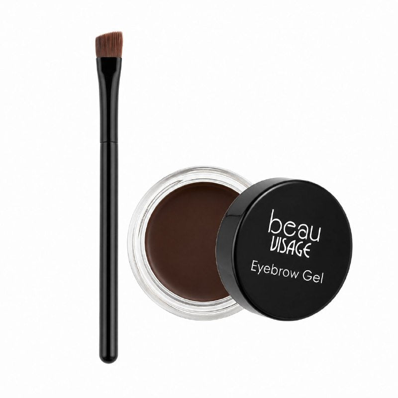 CREMA EN GEL PARA CEJAS WATERPROOF CON BROCHA ANGULAR EYEBROW GEL BEAU VISAGE 3.5G